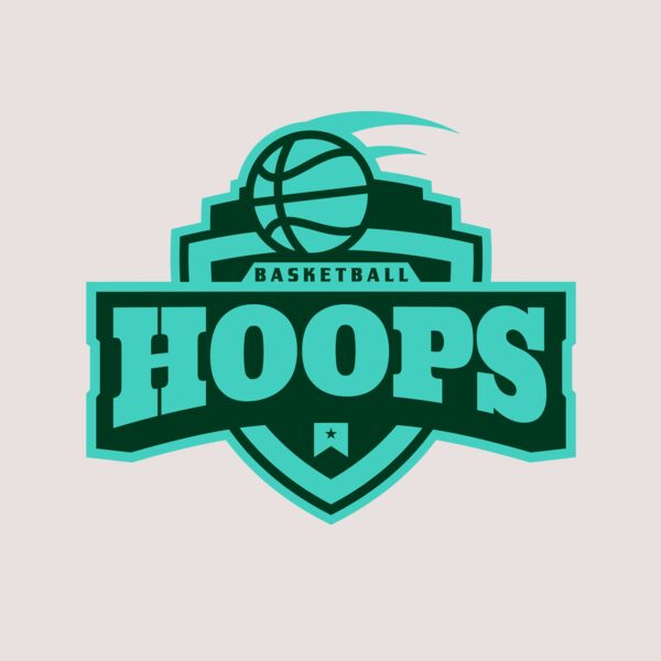 Hoops Basketball logo template 02 Thumbnail