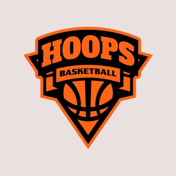 Hoops Basketball logo template 02 Thumbnail