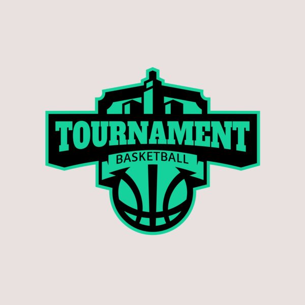 Tournament Basketball logo template Thumbnail