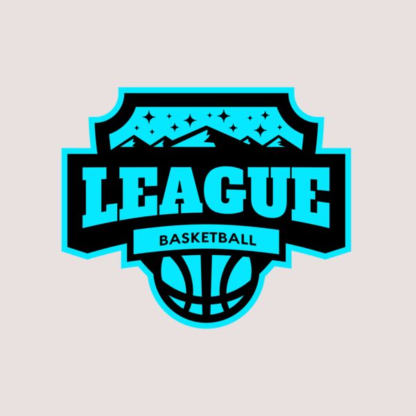League Basketball logo template Thumbnail