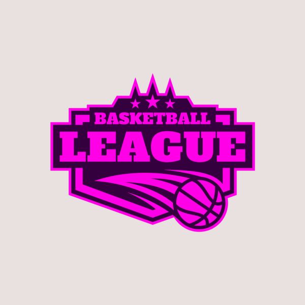 League Basketball logo template 02 Thumbnail