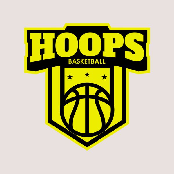 Hoops Basketball logo template 04 Thumbnail