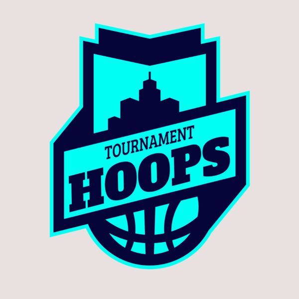 Hoops Tournament Basketball logo template Thumbnail