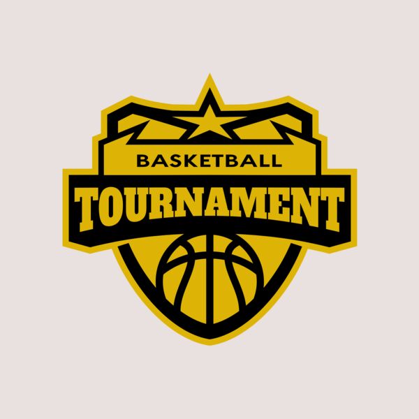 Tournament Basketball logo template 02 Thumbnail