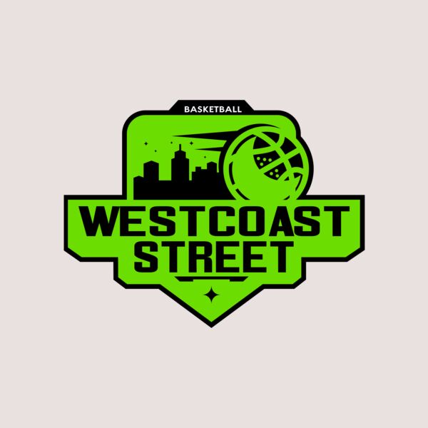 Westcoast Street Basketball logo template Thumbnail