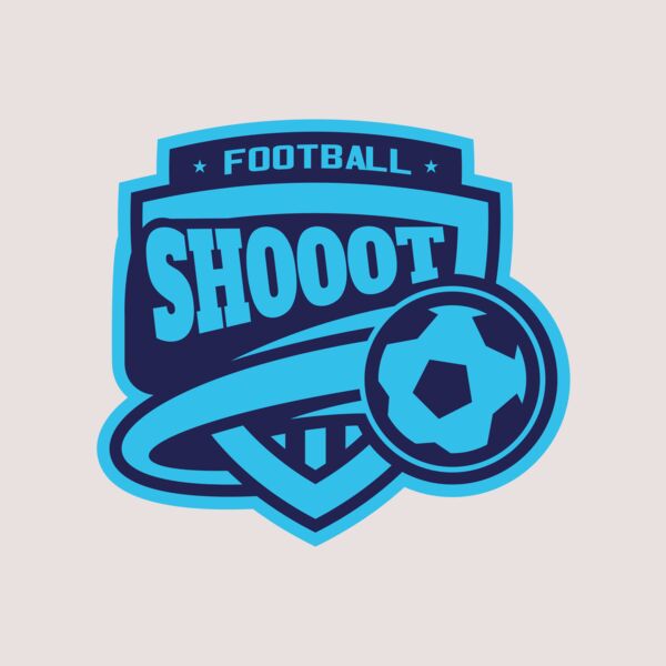 Shoot Football logo template Thumbnail