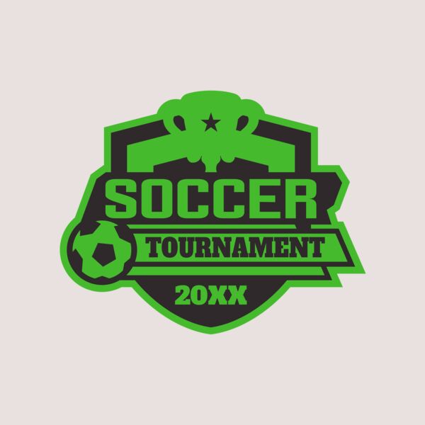 Soccer Tournament logo template 02 Thumbnail
