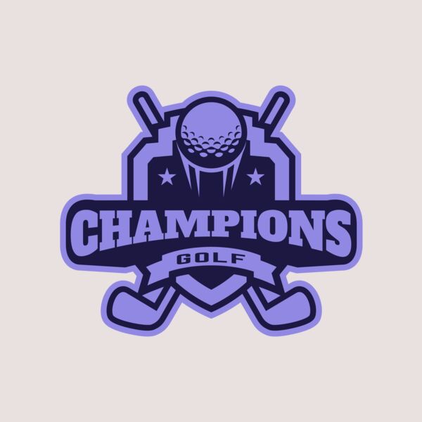 Champions Golf logo template Thumbnail