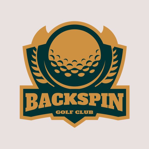 Backspin Golf club logo template Thumbnail