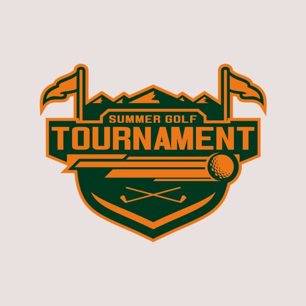 Tournament Summer golf logo template	02 Thumbnail