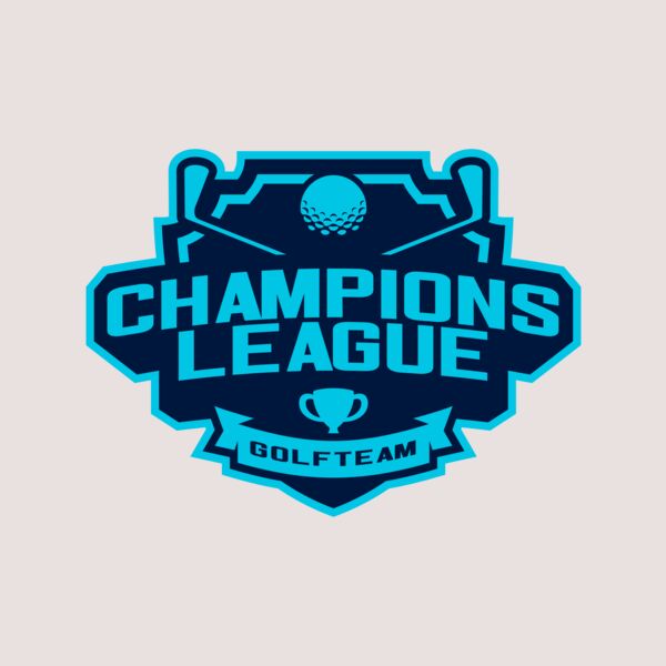 Champions League Golf Team logo template Thumbnail