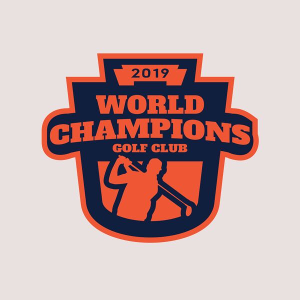World Champions Golf club logo template Thumbnail