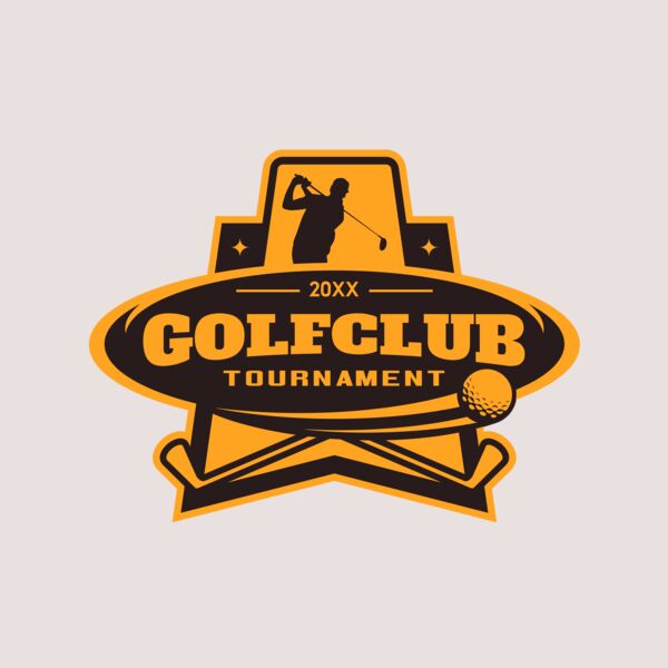 Golf club Tournament logo template 05 Thumbnail