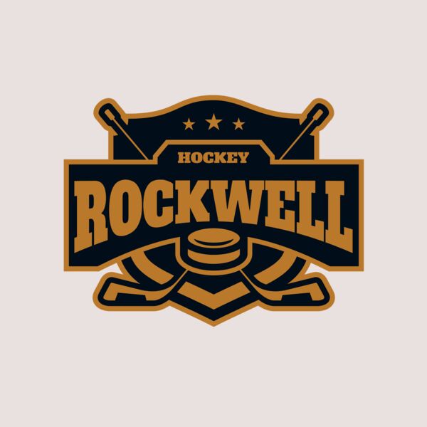 Rockwell Hockey logo template Thumbnail