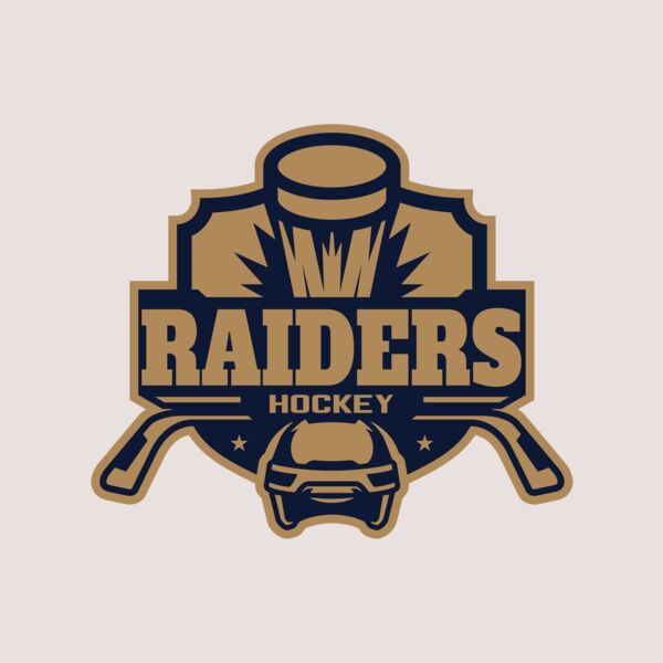 Raiders Hockey logo template Thumbnail