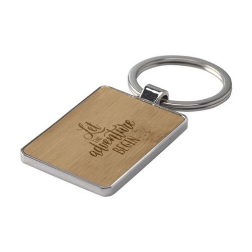 Bamboo Key Rectangle keyring Thumbnail