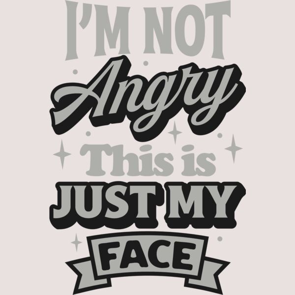 Im not angry SVG Thumbnail