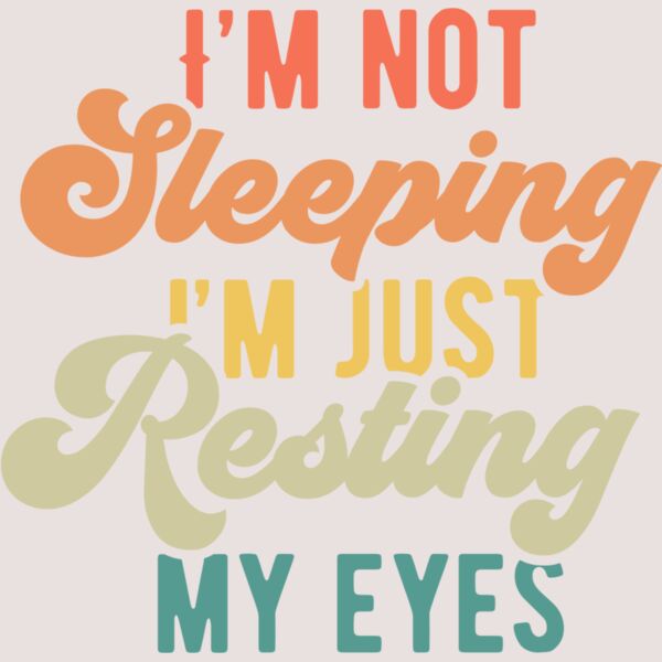 Im not sleeping SVG Thumbnail