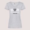 Women's valueweight v-neck T Thumbnail